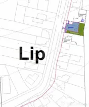 Investiție !Teren intravilan 305 mp, front 13m, cu casa dem 