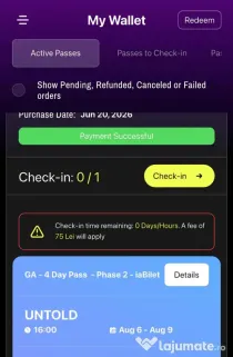 Bilet Untold 4 zile GA