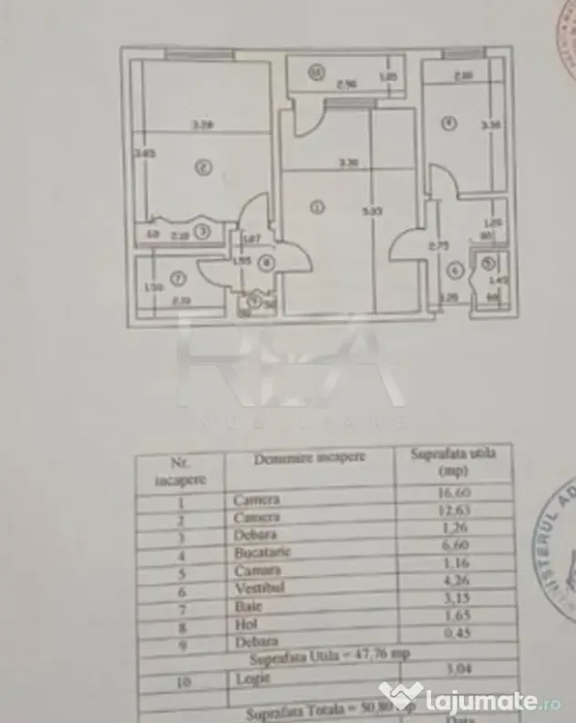 2 camere, et 6/10, 51mp-Drumul Taberei-metrou Raul Doamnei