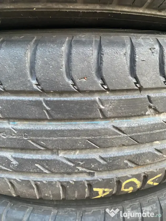 Jante tablă VW 15” ET47 5x112 +vară Nokian 195/65 R15