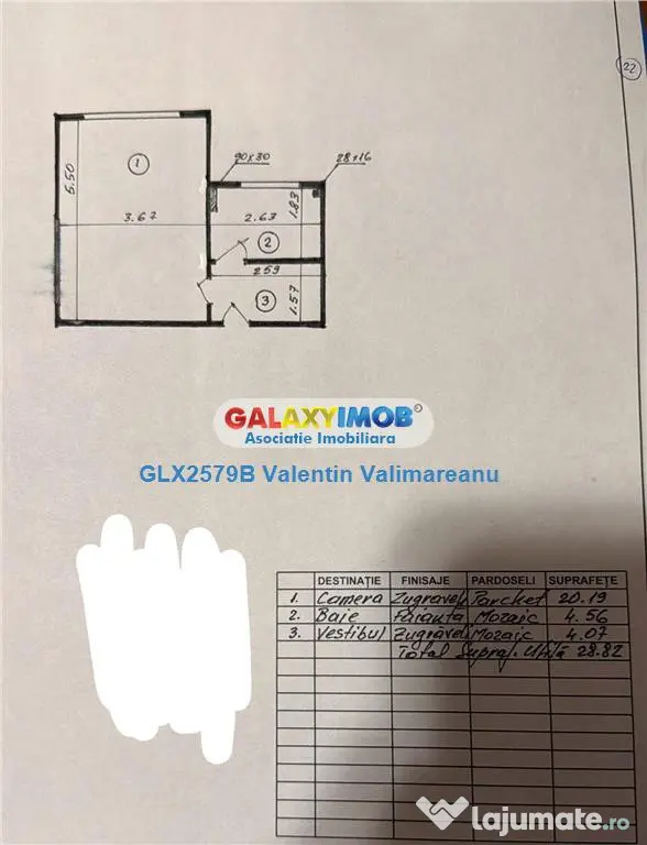 Garsoniera Victoriei COD 289 ideal Airbnb