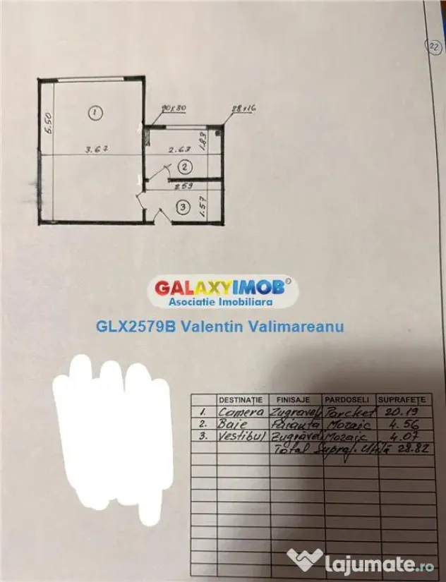 Garsoniera Victoriei COD 289 ideal Airbnb