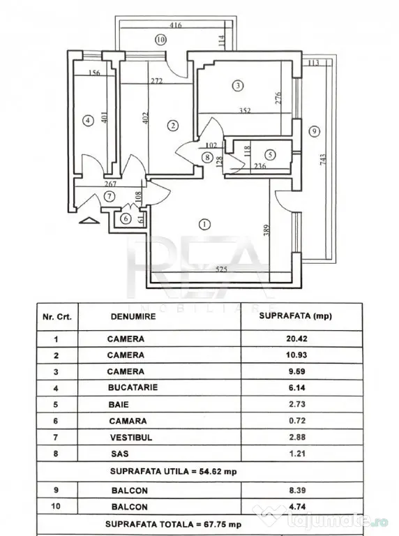 3 Camere- Centrala Proprie- Sebastian