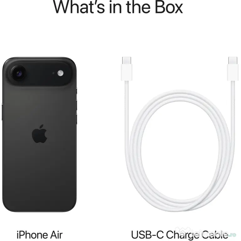 iPhone 17 Air 5G, 1TB, eSIM, culoare Space Black, Sigilat