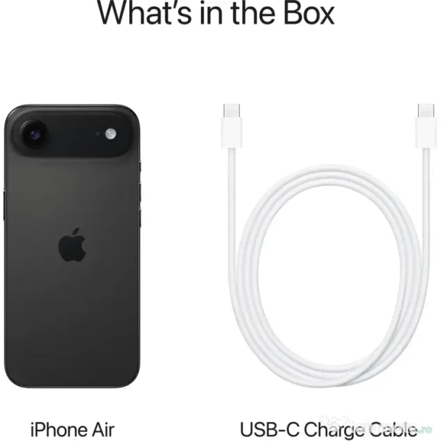 iPhone 17 Air 5G, 1TB, eSIM, culoare Space Black, Sigilat