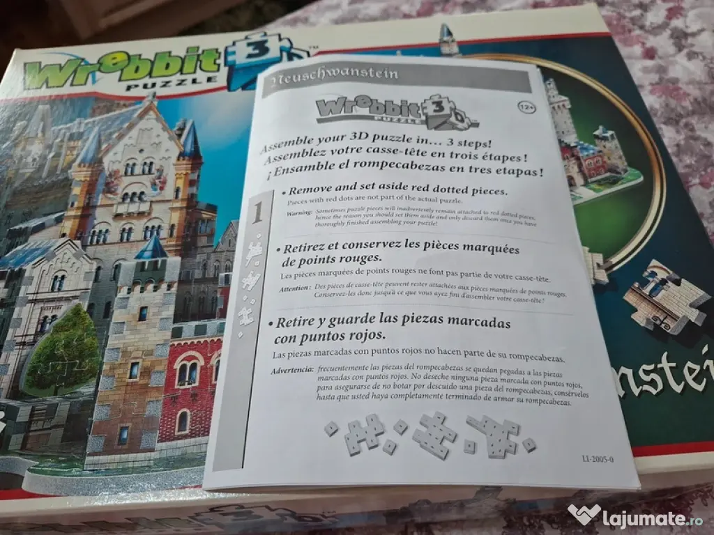 Puzzle 3D Neuschwanstein castle- Wrebbit