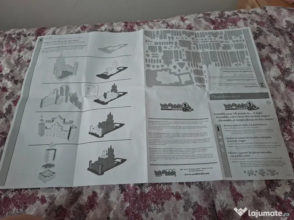 Puzzle 3D Neuschwanstein castle- Wrebbit
