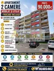 Cartierul Solar Apartament 2 camere Mobilat si Utilat + P...