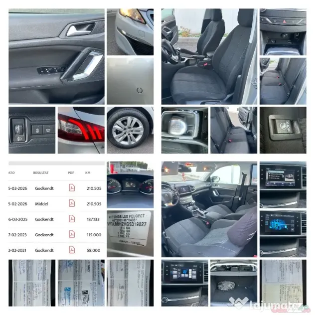 Peugeot 308*unic proprietar Ro*1.6 diesel*af.2017 luna 02*contract+fiscal pe loc