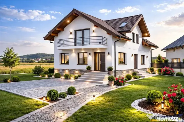 Casa eleganta pe 2 nivele, la 15 minute de Brasov, DJ 112A,