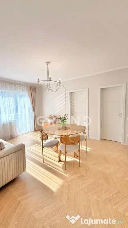 Nou Finisat | Apartament cu 3 Camere | Balcon | Parcare | Fl