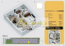 5 MINUTE METROU BERCENI - APARTAMENT 2 CAMERE - 58 mp - 1...