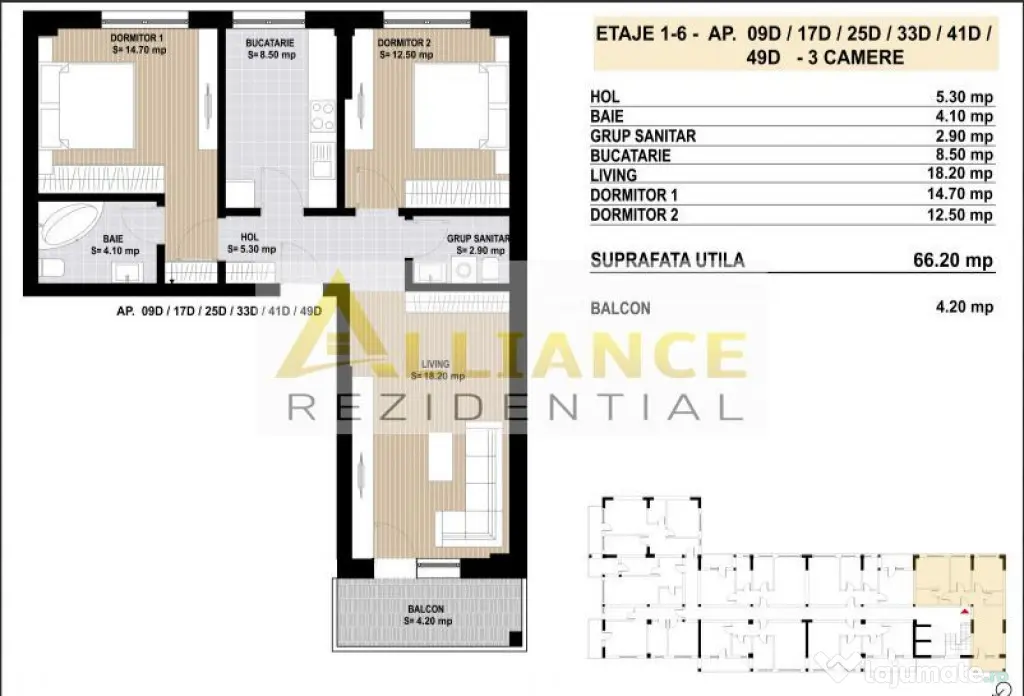 Berceni Oferta Ap 3 camere la plata cash