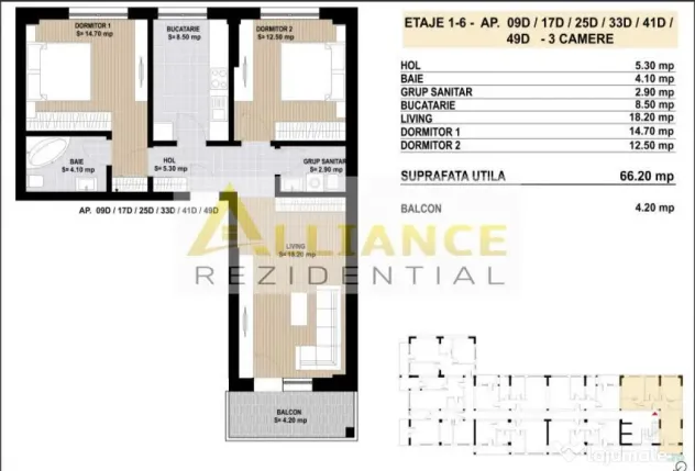 Berceni Oferta Ap 3 camere la plata cash