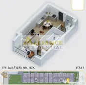 2 CAMERE TIP STUDIO ~ PRET MINIM DE LANSARE ~ METROU BERCENI
