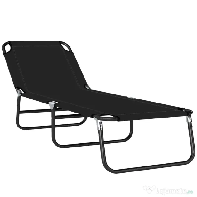 Outsunny Scaune de Piscina Sezlong Pliabile, Scaune de Bronzat