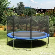 HOMCOM Protecție Margine pentru Trambulină, Ø366x1.5 cm, Albastru