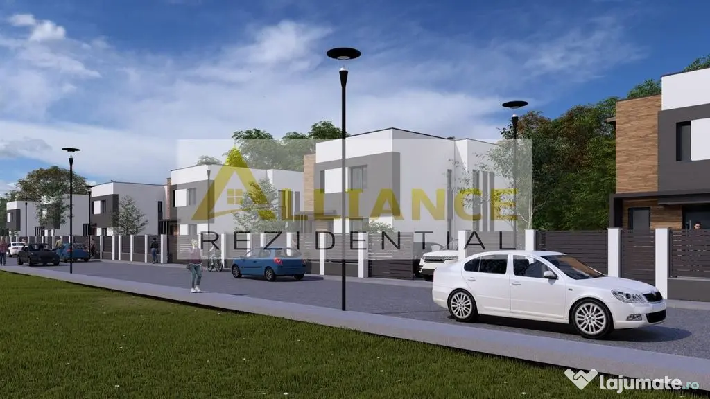 Vila individuala- 5 camere - 470mp teren - cartierul nou-...