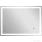 HOMCOM Oglindă Baie Antiaburire cu Lumină LED și Difuzor Bluetooth 50x70 cm