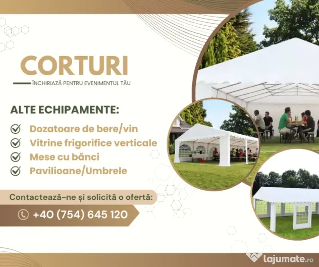 Corturi închiriere evenimente