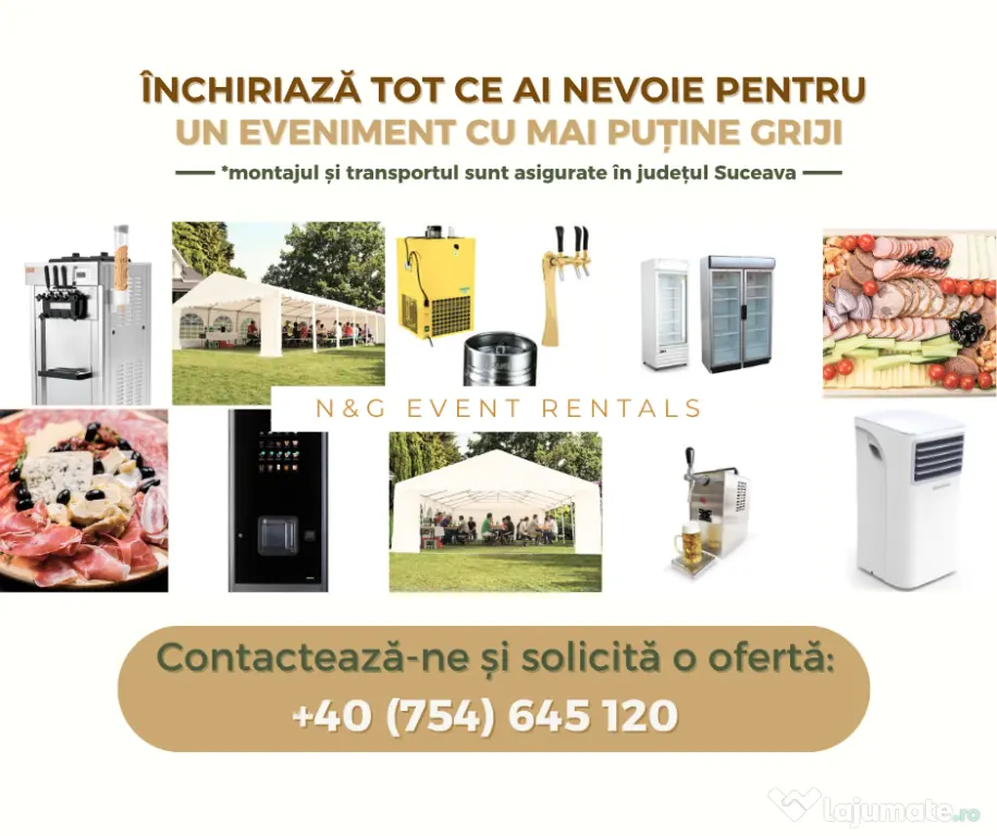 Corturi închiriere evenimente