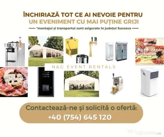Corturi închiriere evenimente