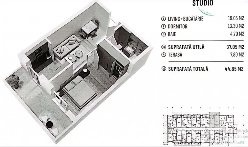 2cam.studio mut.imed/aprox 20min pe jos metrou D. Leonida