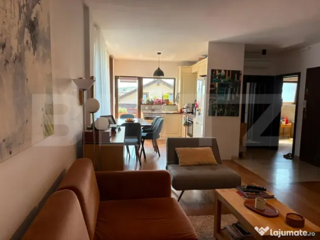 Apartament 3 camere, 77 mp,+22 mp terase, parcare inclusa, B