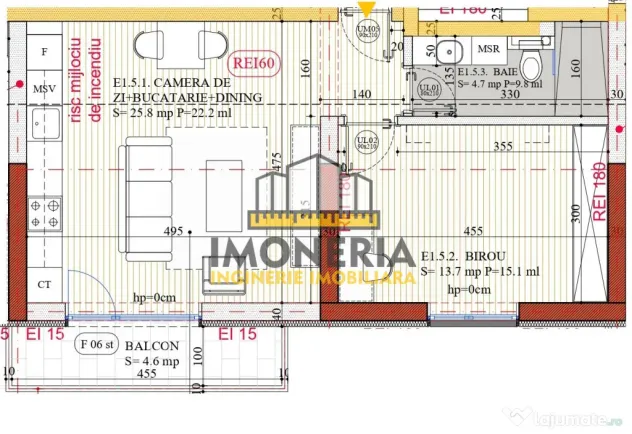Empire Mărcușului – 0% Comision – 2 camere, imobil pre