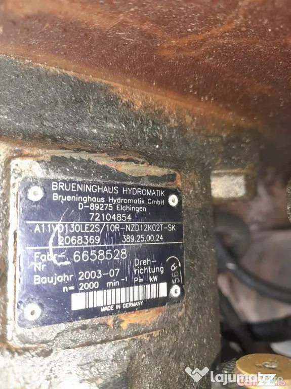 Pompa hidraulica A11VO130LE2S10R excavator pe roti Fiat Kobelco E17