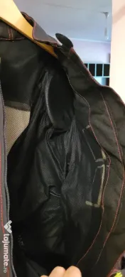 combinezon moto, rosu cu negru, L, nou 