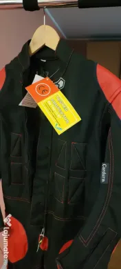 combinezon moto, rosu cu negru, L, nou 