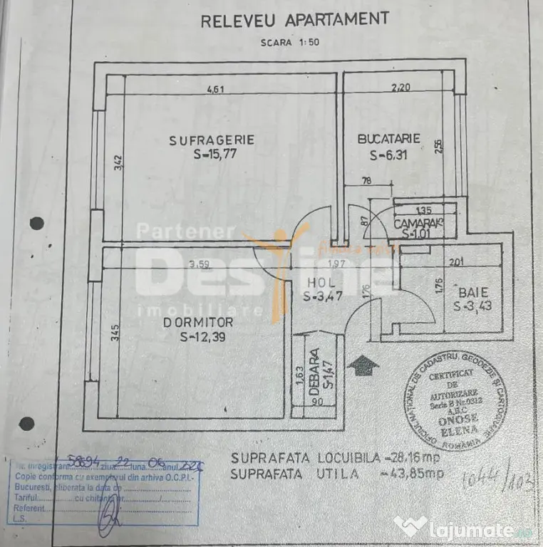 VANZARE APARTAMENT 2 CAMERE DRUMUL TABEREI