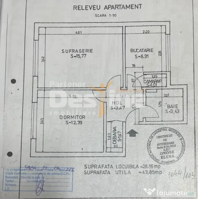 VANZARE APARTAMENT 2 CAMERE DRUMUL TABEREI