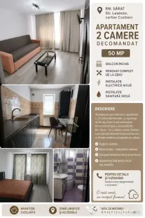 Apartament 2 camere str. Lalelelor