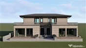 Teren 1000 mp & Proiect Duplex P+E, Sinaia - Zamora, Panoram 