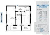2 Camere decomandate | Încălzire în Pardoseală | Comisio 