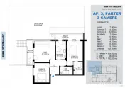 3 Camere cu Grădină 102.2 mp | Încălzire în Pardoseală 