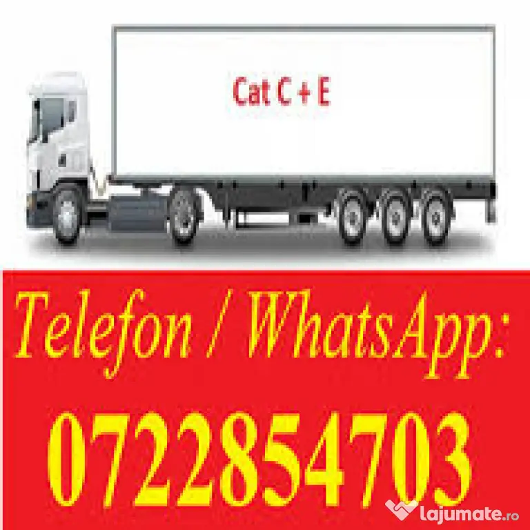 Sofer cap tractor + semiremorca prelata. CUrse RO-Grecia Tur / retur