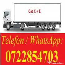Sofer cap tractor + semiremorca prelata. CUrse RO-Grecia Tur / retur