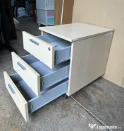 Stoc 100 buc Rollbox birou cu 3 sertare si rotile; Mic Dulap pentru birou; Fiset 