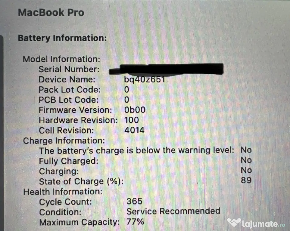 MacBook Pro 16” 2021 M1 Pro 10-core / 16GB / 1TB SSD/ Stare foarte bună