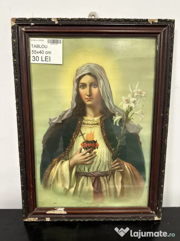 6 buc Tablouri Vintage si Decorative cu rame ornamentale; Tablou cu Rama Picturi