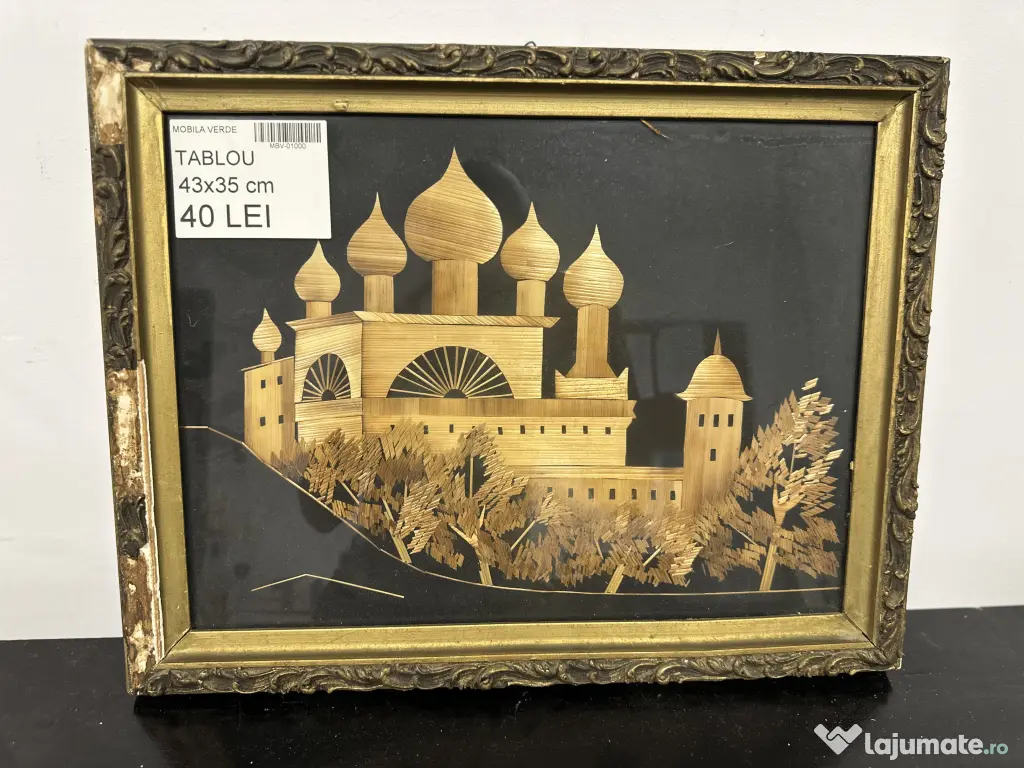 6 buc Tablouri Vintage si Decorative cu rame ornamentale; Tablou cu Rama Picturi
