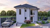 Casa individuala complet finisata 3 camere si 290 mp teren
