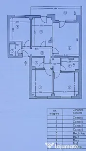 MIOVENI Centru Apartament 4 camere cf1 86mp Rate Proprietar 
