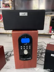 Sistem audio Genius SW-HF 5.1 5005 – 150W RMS, Cherry Wood