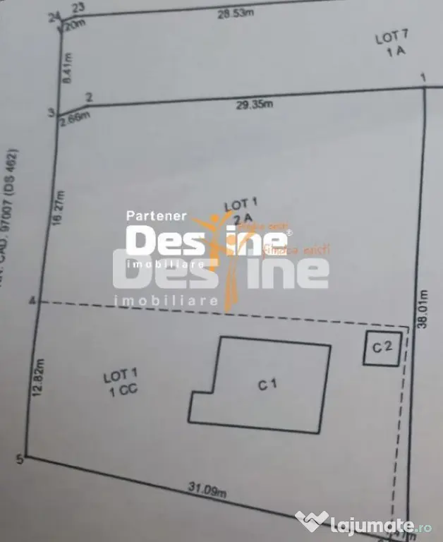 TEREN + casa batraneasca - PROSELNICI, 1075 MP , 59.900 € - Proselnici (Iasi)