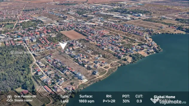 Teren Dezvoltare | 1.869 mp | PUD Aprobat | Str. Jupiter - P
