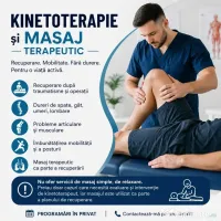 Kinetoterapie și masaj terapeutic la domiciliu 